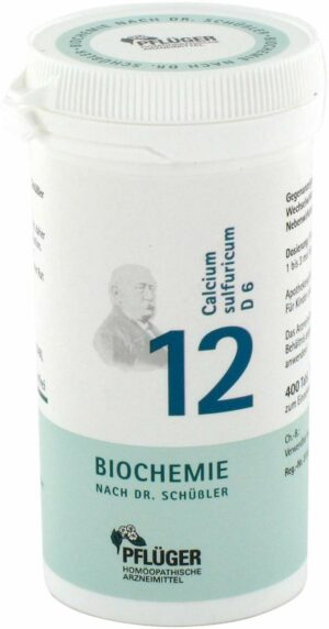 Biochemie Pflüger 12 Calcium sulfuricum D6 400 Tabletten