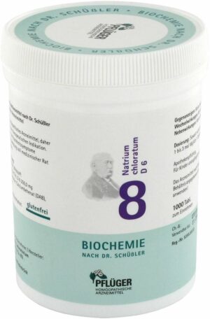 Biochemie Pflüger 8 Natrium chloratum D6 1000 Tabletten