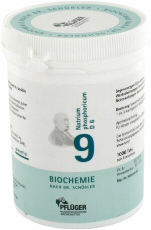 Biochemie Pflüger 9 Natrium phosphoricum D6 1000 Tabletten