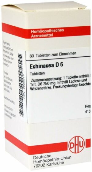 Echinacea Hab D 6 Tabletten 80 Tabletten