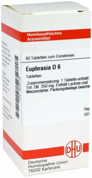 Euphrasia D 6 80 Tabletten