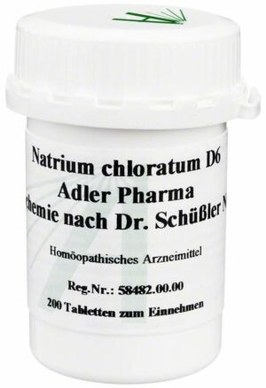 Biochemie Adler 8 Natrium Chlor. D6 200 Tabletten