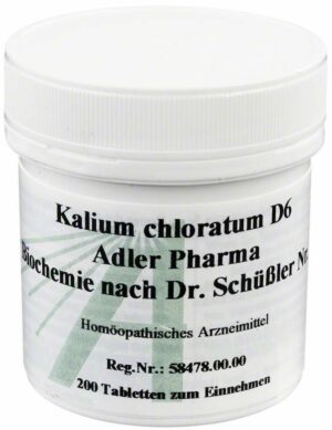 Biochemie Adler 4 Kalium Chloratum D6 200 Tabletten