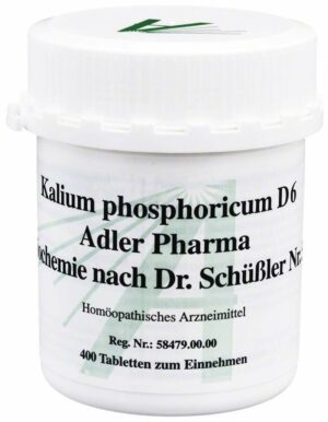 Biochemie Adler 5 Kalium Phosphoricum D 6 400 Tabletten