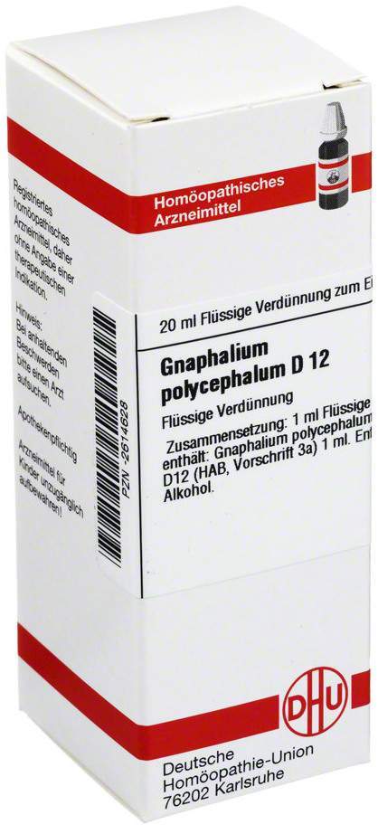 Gnaphalium Polyceph. D 12 Dilution