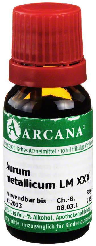 Aurum Metallicum Arcana Lm 30 Dilution 10 ml
