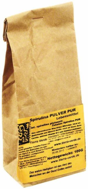 Spirulina Pulver 100 G Pulver