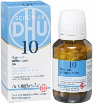 Biochemie DHU 10 Natrium sulfuricum D6 200 Tabletten