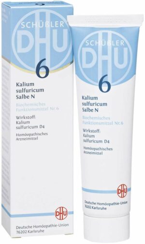 Biochemie DHU 6 Kalium sulfuricum D4  50 g Salbe N