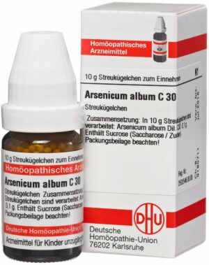 Arsenicum Album C30 Dhu 10 G Globuli