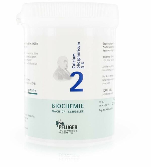 Biochemie Pflüger 2 Calcium phosphoricum D6 1000 Tabletten