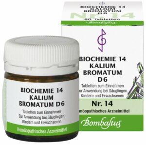 Biochemie Bombastus 14 Kalium bromatum D 6 80 Tabletten