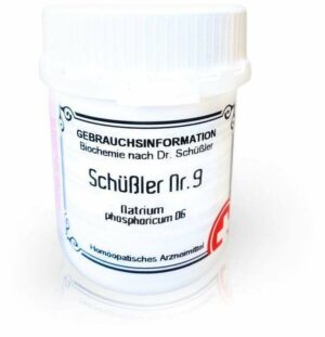 Schüssler Nr.9 Natrium Phosphoricum D6 1000 Tabletten