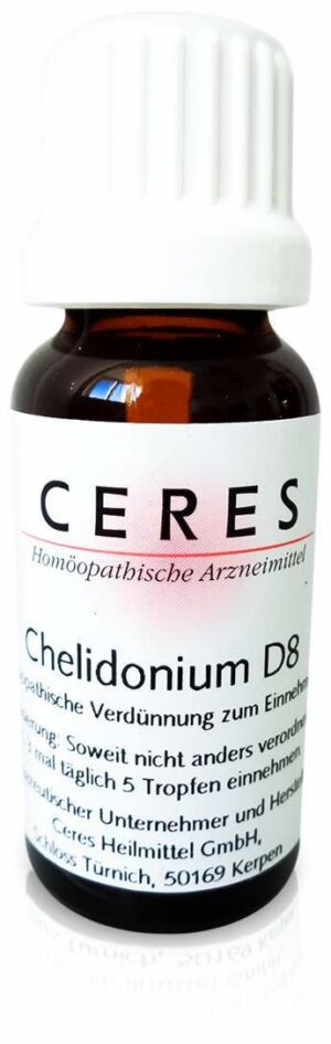 Ceres Chelidonium D 8 Dilution