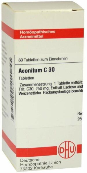 Aconitum C30 80 Tabletten 80