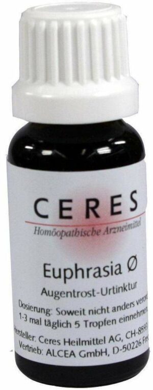 Ceres Euphrasia Augentrost-Urtinktur 20ml