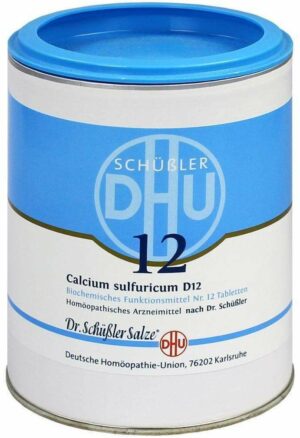 Biochemie Dhu 12 Calcium Sulfuricum D12 1000 Tabletten