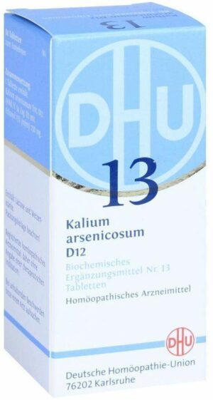 Biochemie Dhu 13 Kalium Arsenicosum D12 80 Tabletten