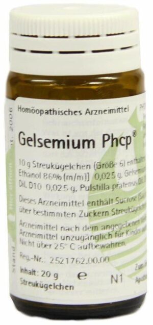 Gelsemium Phcp 20 G Globuli