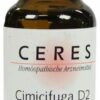 Ceres Cimicifuga D2 20 ml Dilution