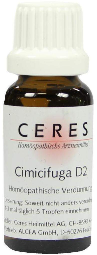 Ceres Cimicifuga D2 20 ml Dilution