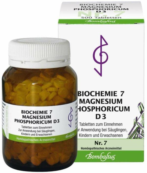 Biochemie Bombastus 7 Magnesium phosphoricum D 3 500 Tabletten