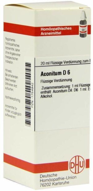 Aconitum D6 20 ml Dilution