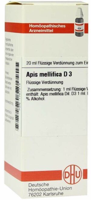 Apis Mellifica D3 Dhu 20 ml Dilution