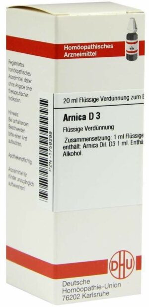 Arnica D 3 20 ml Dilution