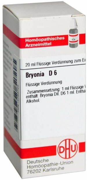 Bryonia D 6 20 ml Dilution