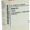 Sulfur D4 Tabletten 80 Tabletten