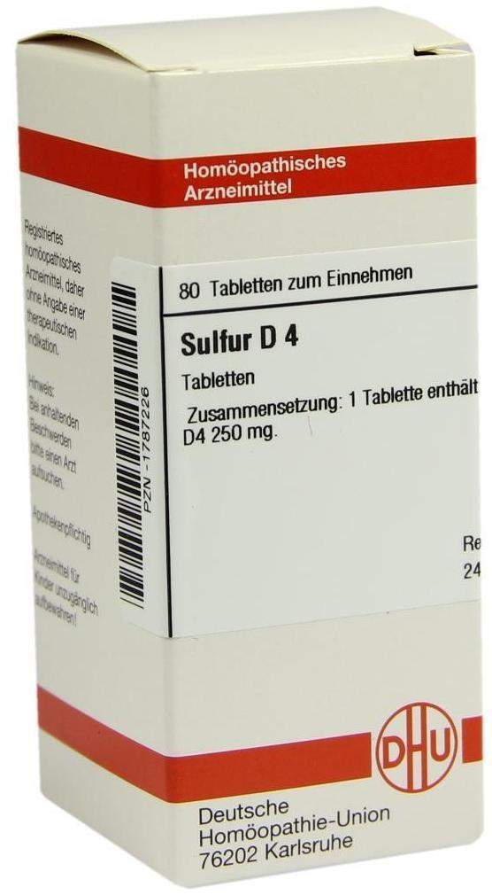Sulfur D4 Tabletten 80 Tabletten