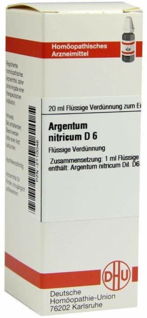 Argentum Nitricum D6 20 ml Dilution