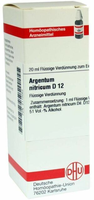 Argentum Nitricum D12 20 ml Dilution