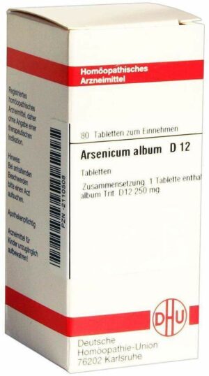 Arsenicum Album D12 80 Tabletten