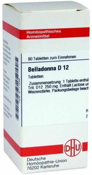 Belladonna D 12 80 Tabletten