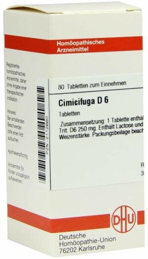Cimicifuga D 6 80 Tabletten