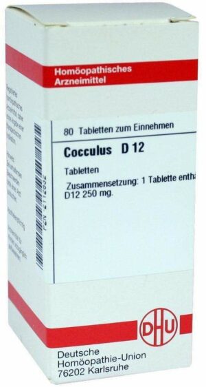 Cocculus D 12 80 Tabletten