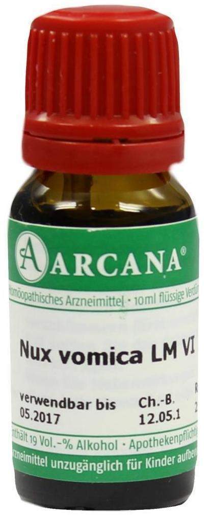 Nux Vomica Lm 6 Dilution 10 ml