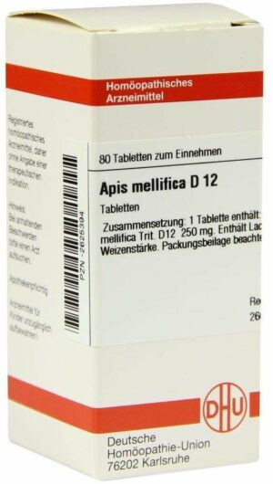 Apis Mellifica D 12 Tabletten 80 Tabletten