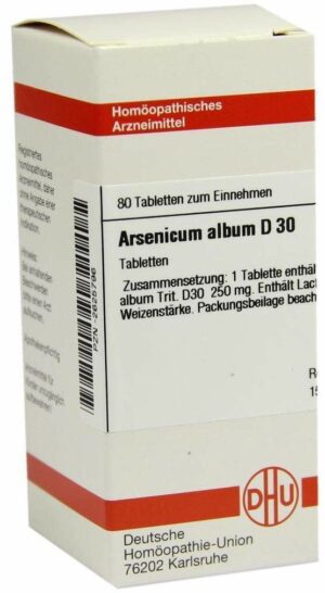 Arsenicum Album D 30 80 Tabletten