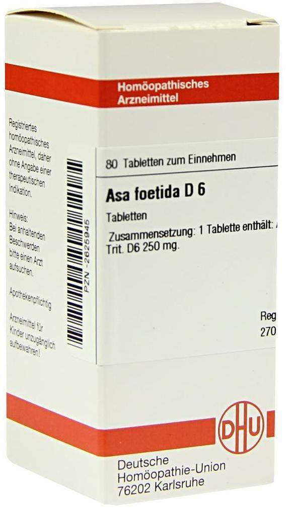Asa Foetida D6 Tabletten 80 Tabletten