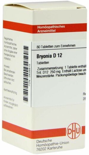 Bryonia D 12 80 Tabletten
