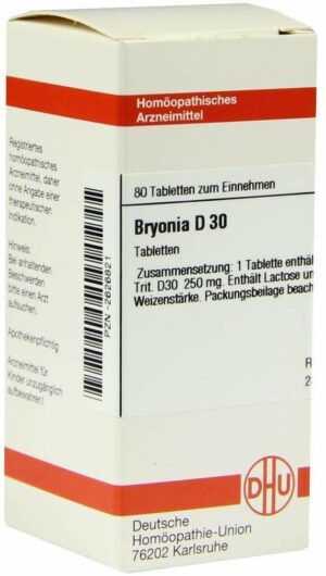 Bryonia D30 Dhu 80 Tabletten