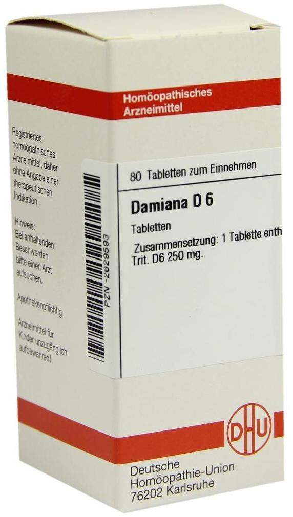 Damiana D6 80 Tabletten