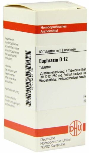 Euphrasia D 12 Tabletten