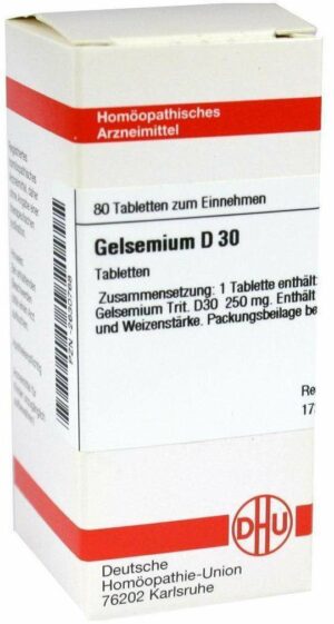 Gelsemium D30 80 Tabletten