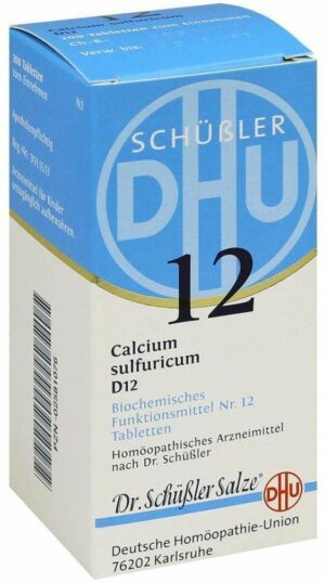 Biochemie Dhu 12 Calcium Sulfuricum D12 200 Tabletten