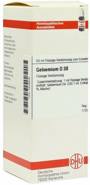 Gelsemium D30 50 ml Dilution