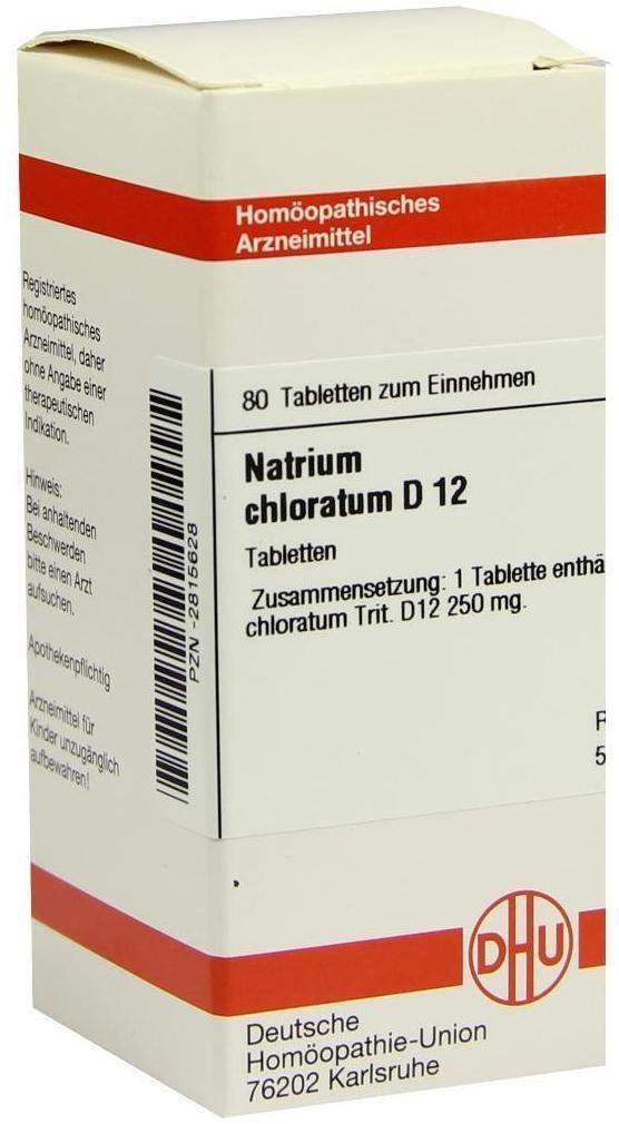 Natrium Chloratum D12 Tabletten 80 Tabletten
